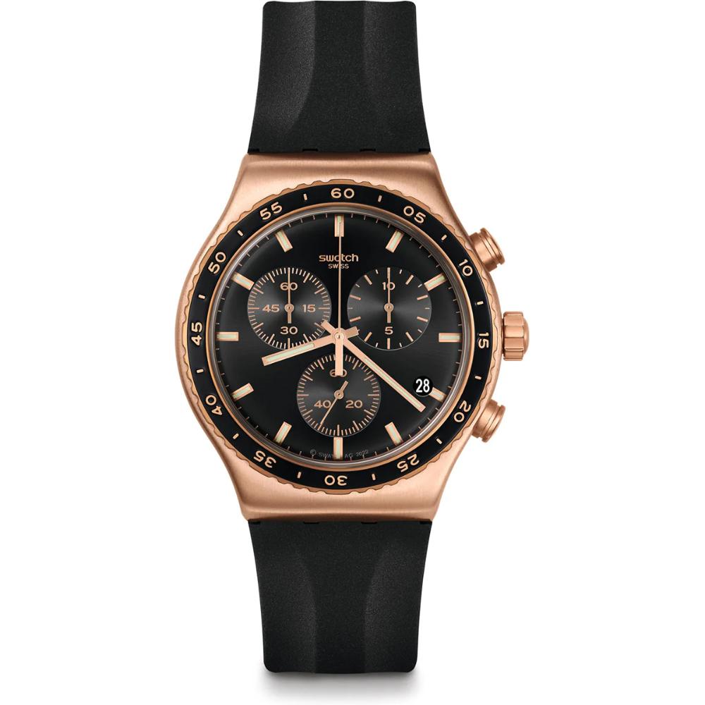 Swatch Men's Chronograph Rubber Strap Watch