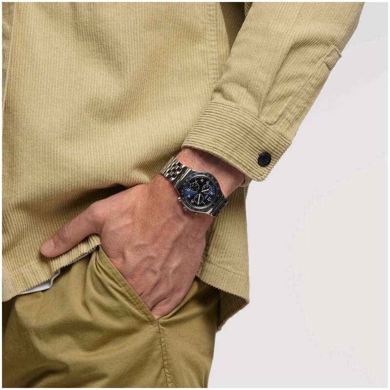 Swatch Men's Chronograph Stainless Steel Watch