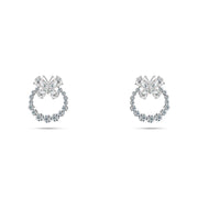 925 Sterling Silver Shiny Butterfly Earrings