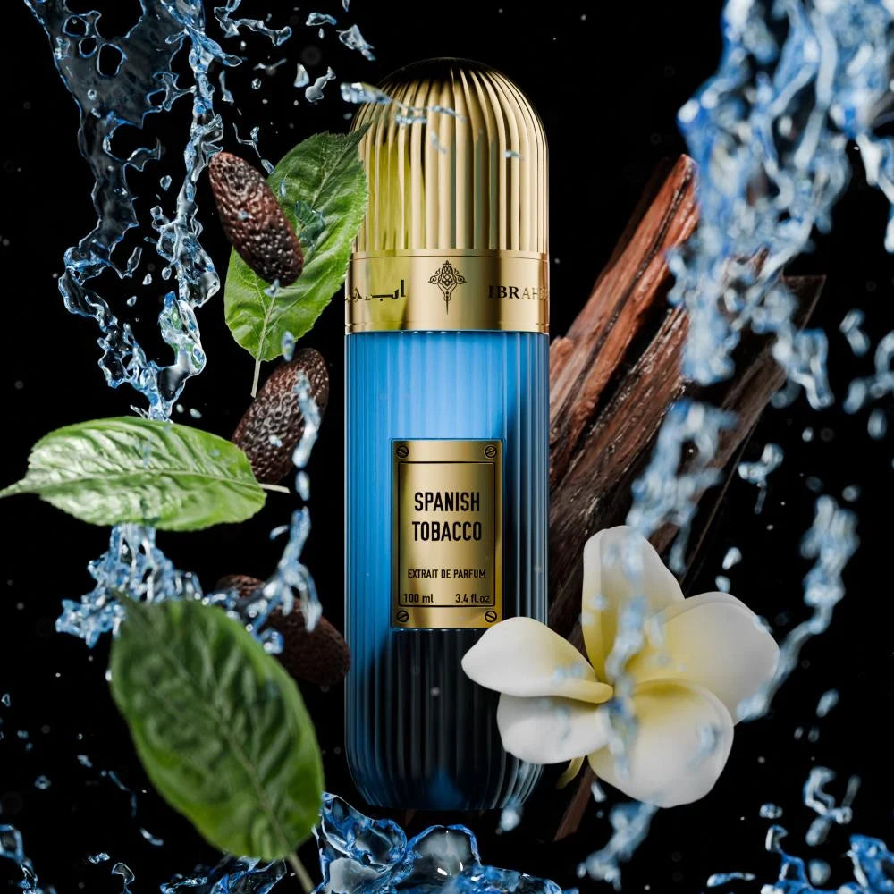 Spanish Tobacco for Men by Ibrahim Al Qurashi – Extrait de Parfum 100ml