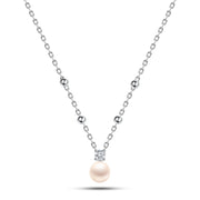 Necklace "Pearl of Femininity" 925 Sterling Silver