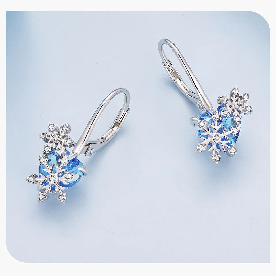 Love Snow 925 Silver Earing