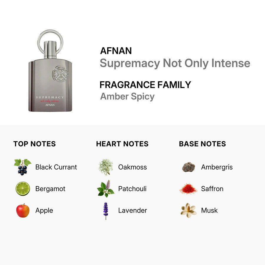 Afnan Supremacy Not Only Intense for Men – Extrait de Parfum 150ml