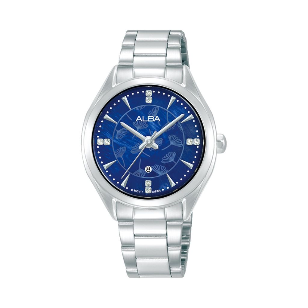 Alba Blue Dial Silver Stainless Steel Women's Watch