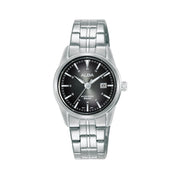 ALBA Men’s Active Stainless Steel Watch with Black Dial – AT3891X1