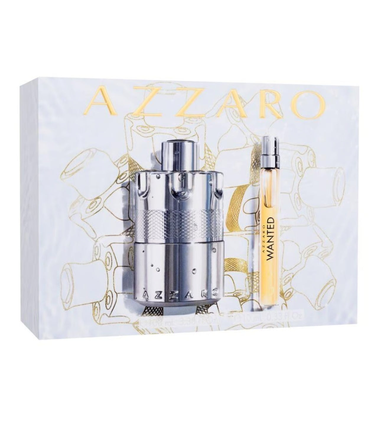 مجموعة عطر أزارو وانتد أو دو بارفان 100 مل + أو دو بارفان 10 مل للرجال