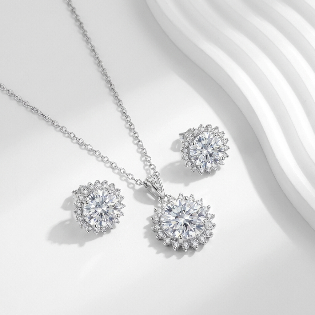 "Radiant Sun" 925 Silver Set