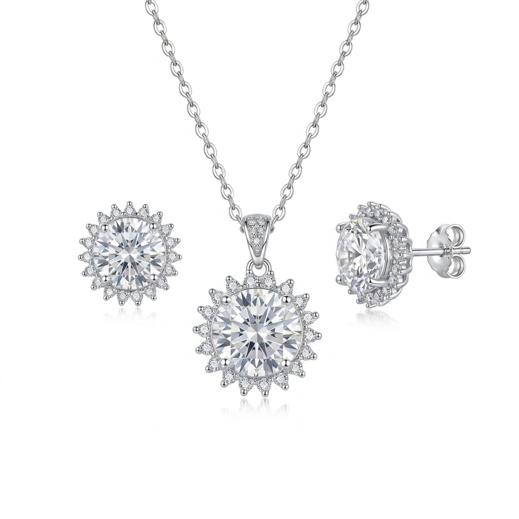 "Radiant Sun" 925 Silver Set