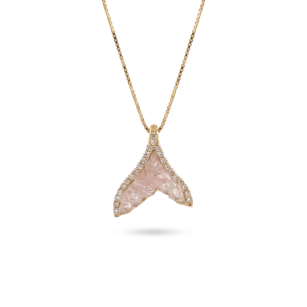 925 Silver Gold-Plated Mermaid Design Set – Necklace and Earrings
