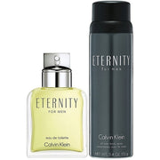 Calvin Klein Eternity for Men Gift Set – Aromatic Fougère Eau de Toilette 100ml + Body Spray 150ml