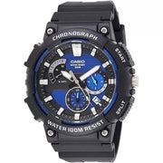Casio Men's Watch Black Resin Strap Blue Dial MCW-200H-2AVDF