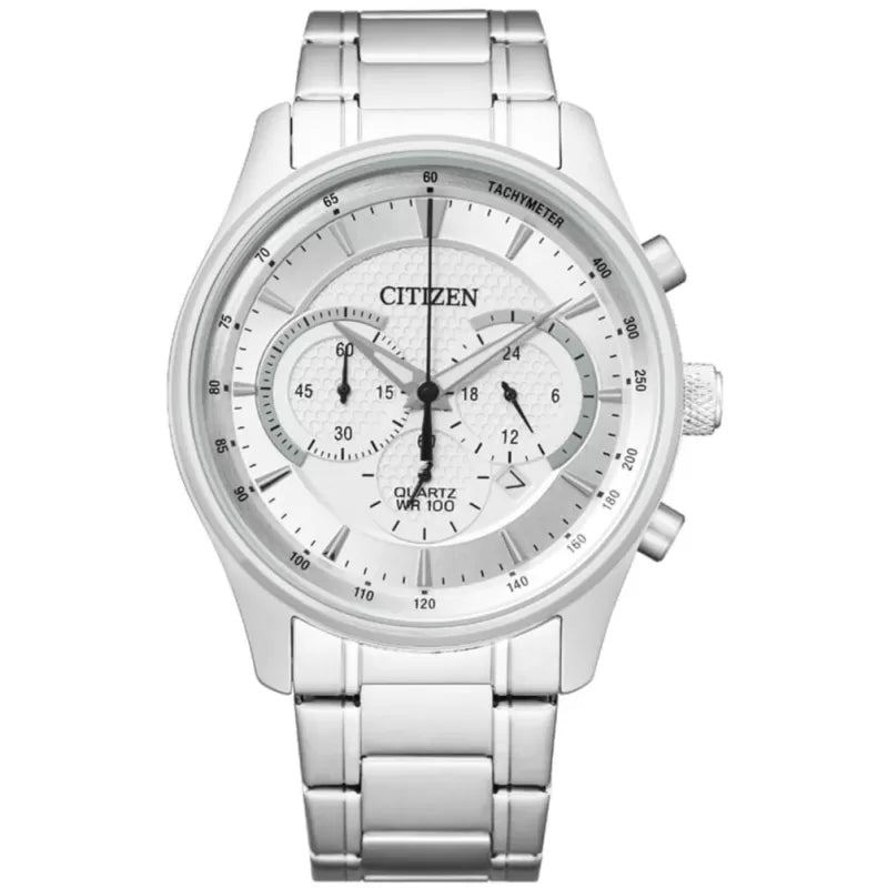 Citizen Quartz Wrist Watch For Men 42 Mm Stainless Steel AN8190-51A