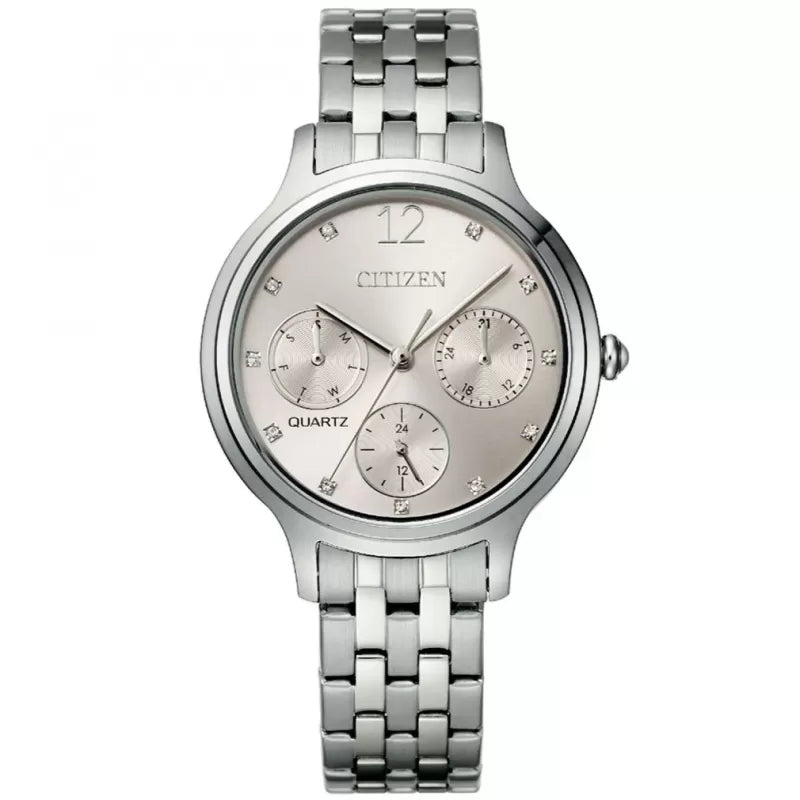 Citizen Stainless Steel Wrist Watch For Women 35 Mm ED8180-52X