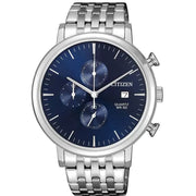 Citizen Watch For Men Chronograph Stainless Steel Blue Dial AN3610-55L