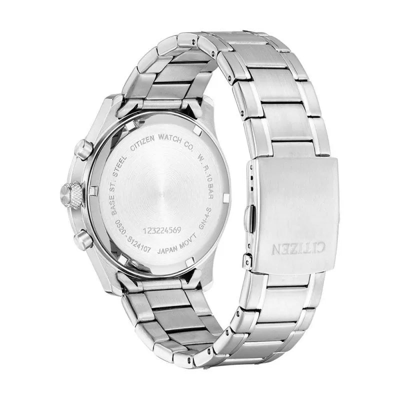 Citizen Quartz Men's Watch with Stainless Steel Bracelet and Blue Dial AN8190-51L