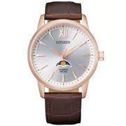 Citizen Men's Quartz Watch with Brown Leather Strap, AK5003-05A
