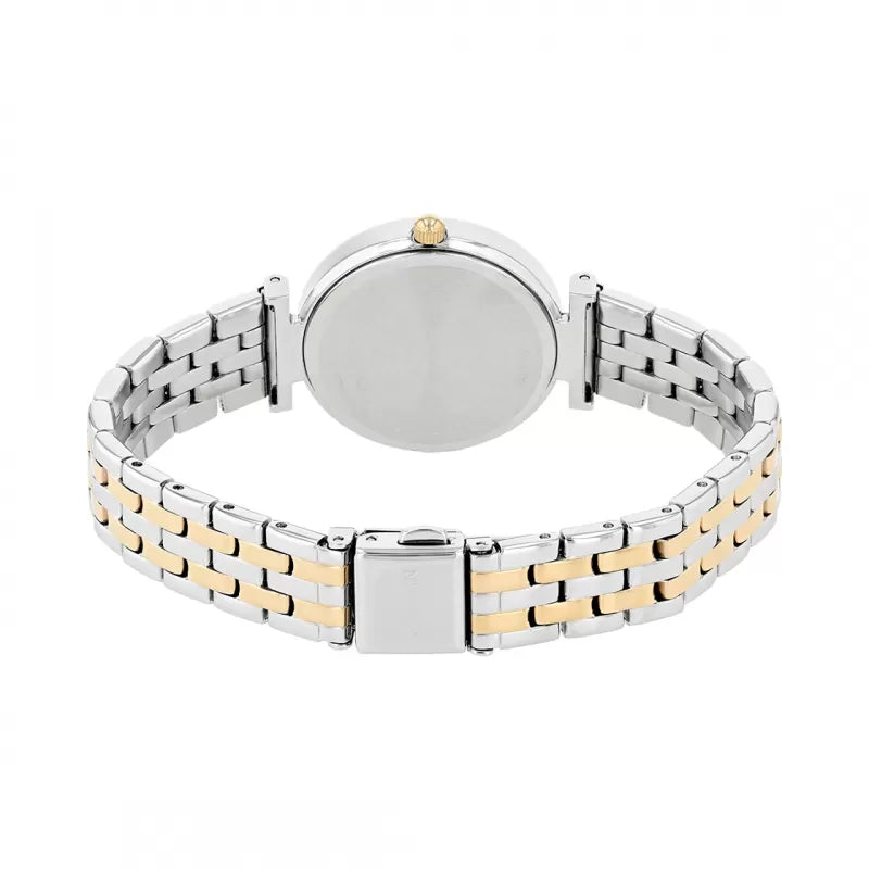 ساعة سيتيزن كوارتز للنساء بسوار من الستانلس ستيل وميناء وردي ER0218-53X