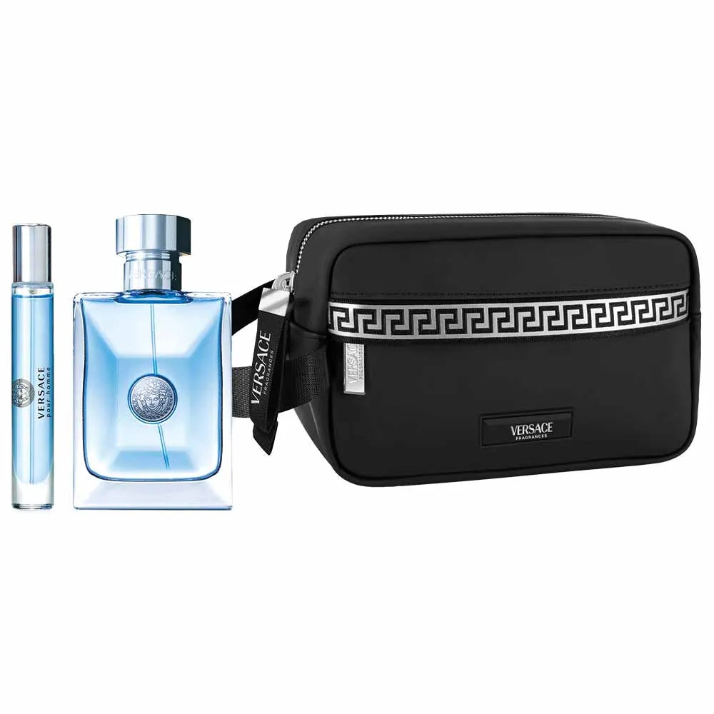 مجموعة عطر فيرساتشي بور أوم للرجال – أو دو تواليت 100مل + 10مل مع حقيبة