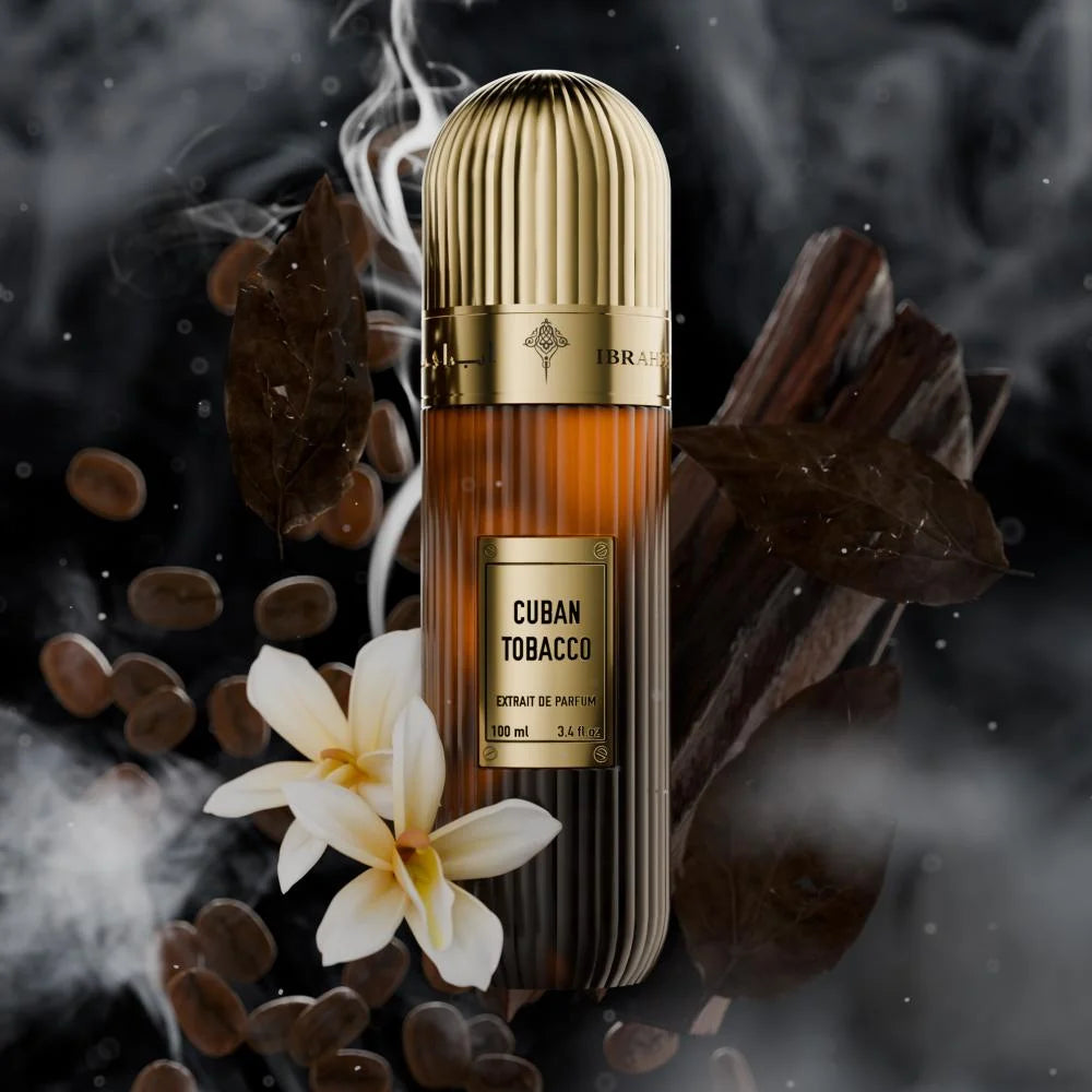 Ibrahim Al-Qurashi Cuban Tobacco Extrait De Parfum – 100ml- Unisex