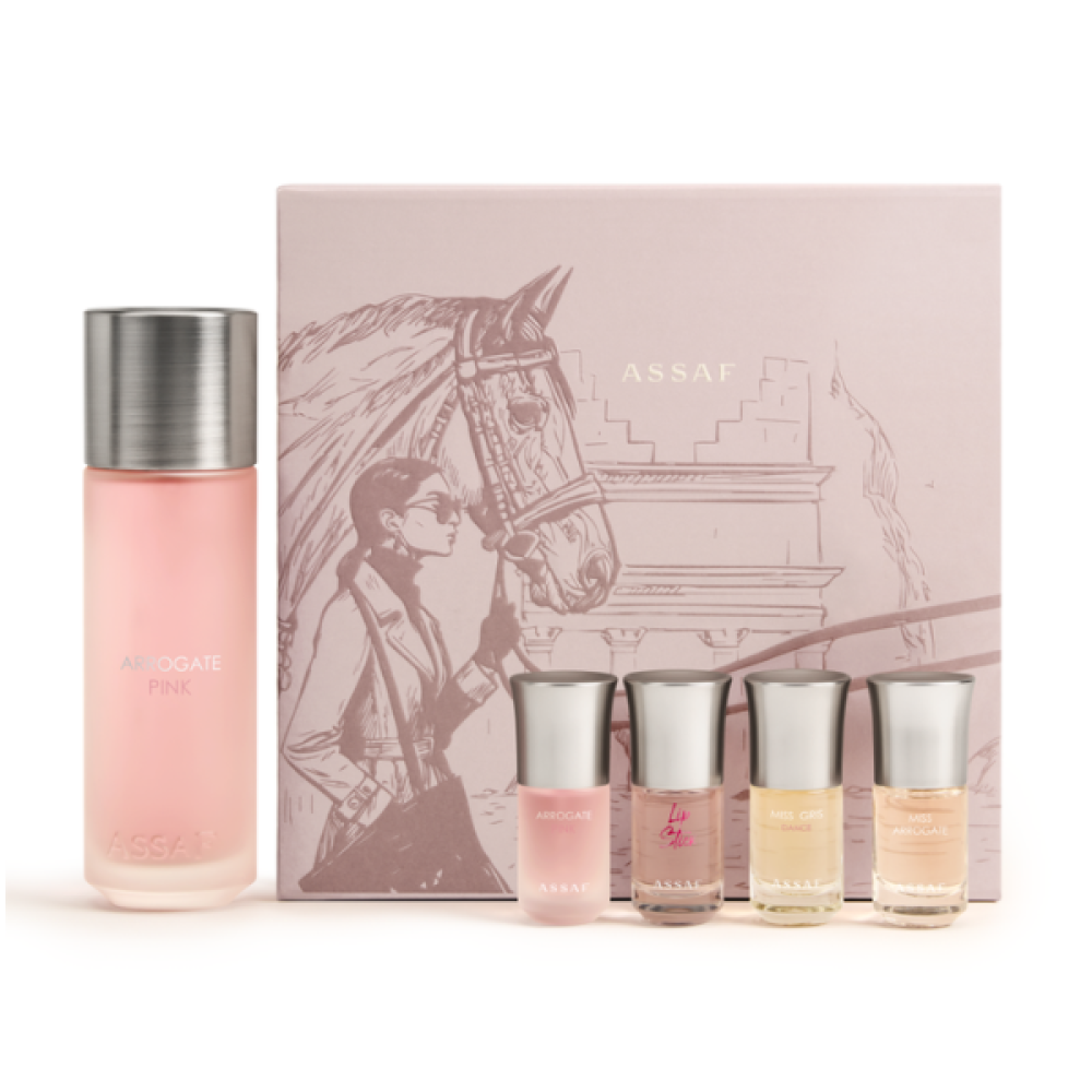 Assaf Arrogate Pink Women's Perfume Set - 5 Pieces