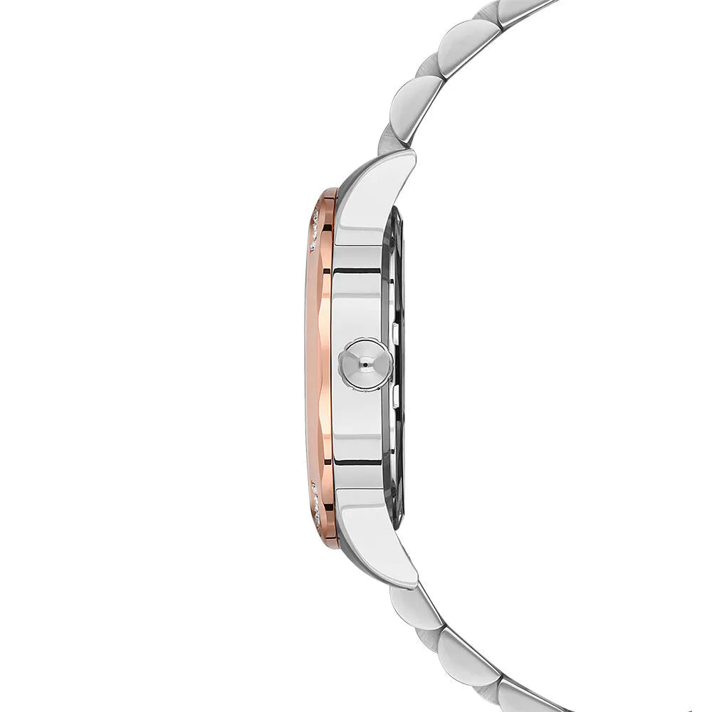 U.S. Polo Silver Dial Rose Gold & Silver Women's Watch