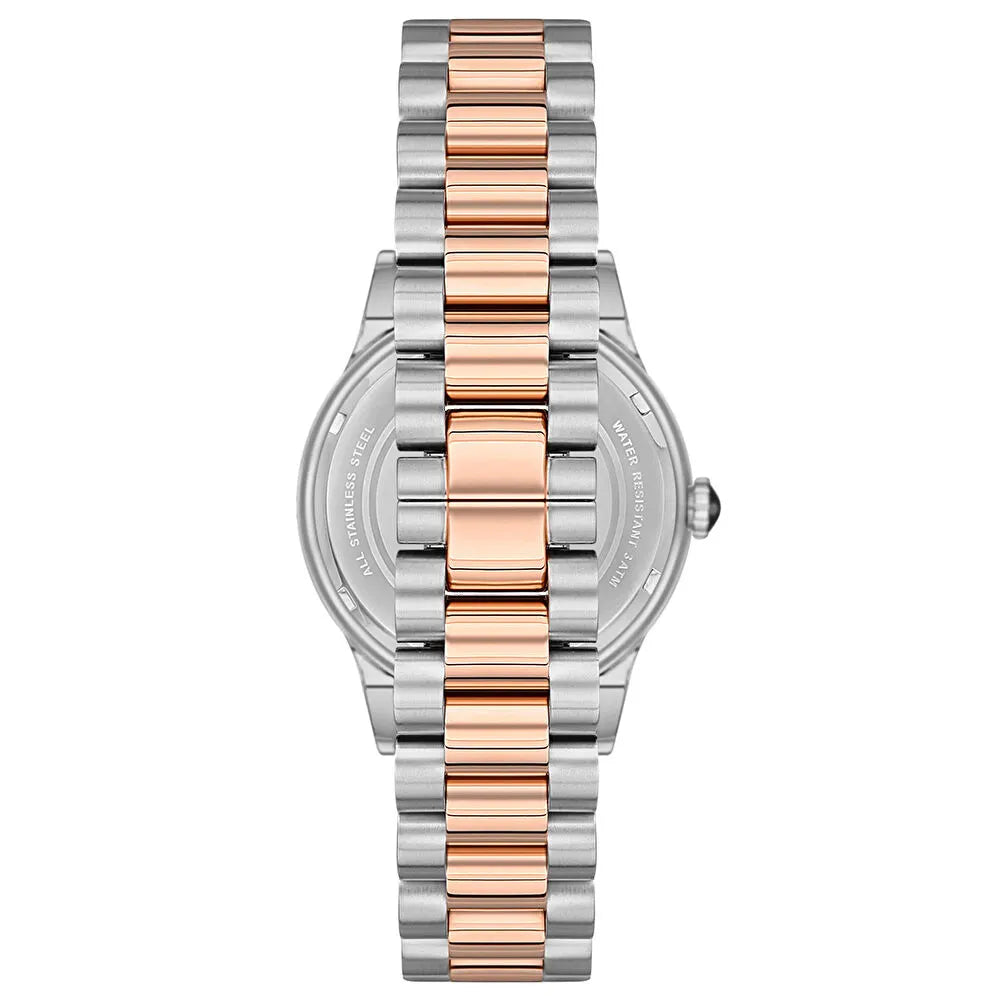 U.S. Polo Silver Dial Rose Gold & Silver Women's Watch