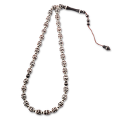 سبحة كوك لوكس 33 حبة مطعّمة فضة عيار 999