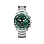 Fossil Autocross Multifunction Stainless Steel Men's Watch With Green Dial - FS6127
