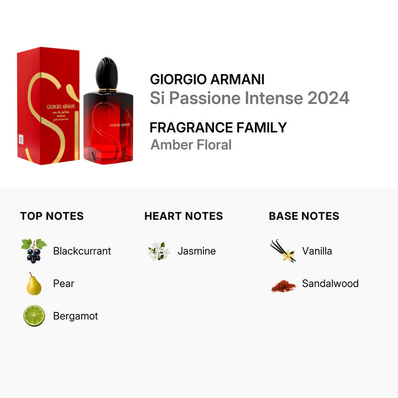 عطر سي باشيون إنتنس من جورجيو أرماني للنساء - 100 مل، او دو بارفان