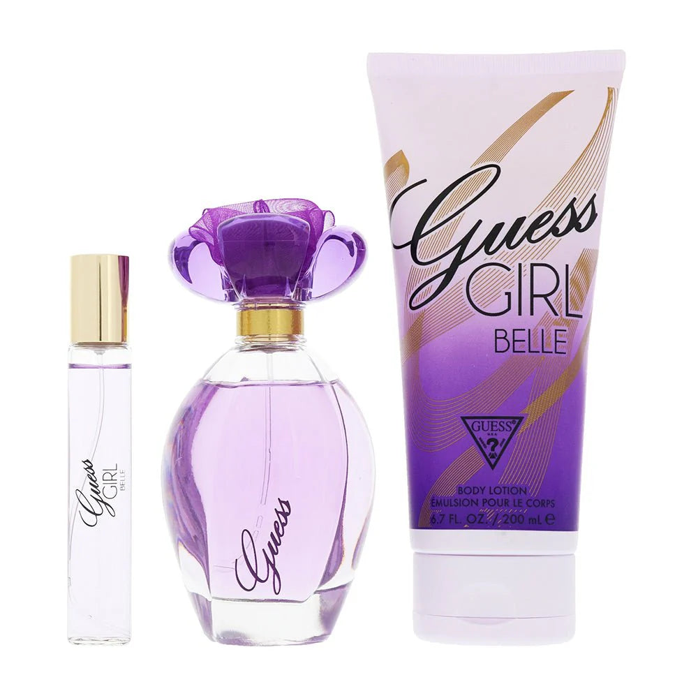 مجموعة هدايا جيس ليديز جيرل بيل (عطر أو دو تواليت بحجم 100 مل+لوشن للجسم بحجم 200 مل+بخاخ سفر بحجم 15مل)
