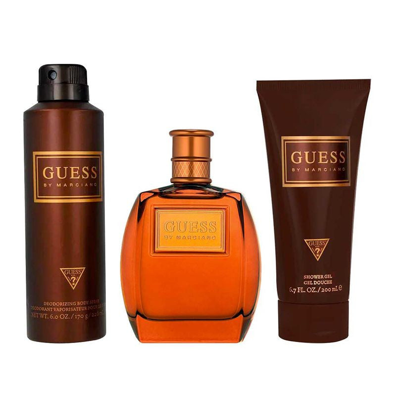 GUESS BY MARCIANO FOR MEN BY GUESS – EAU DE TOILETTE 100ML + SHOWER GEL 200ML + BODY SPRAY 226ML