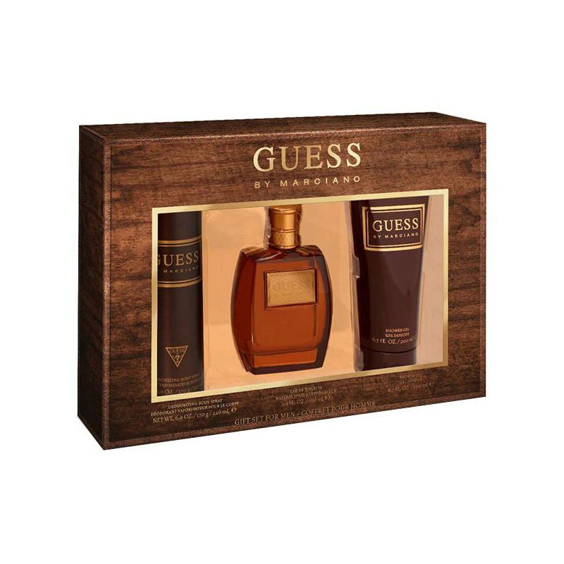 GUESS BY MARCIANO FOR MEN BY GUESS – EAU DE TOILETTE 100ML + SHOWER GEL 200ML + BODY SPRAY 226ML