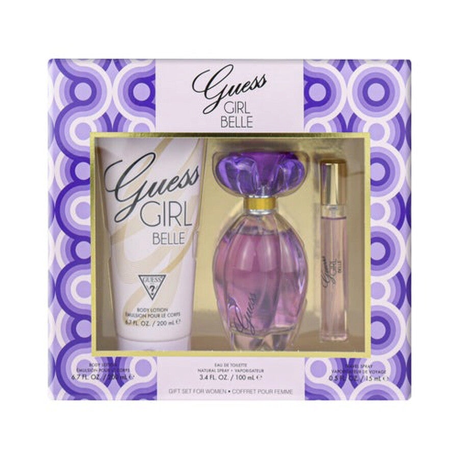 مجموعة هدايا جيس ليديز جيرل بيل (عطر أو دو تواليت بحجم 100 مل+لوشن للجسم بحجم 200 مل+بخاخ سفر بحجم 15مل)