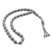 925 Silver Men's 33 Beads Traditional 