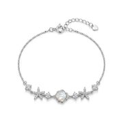 Shell and Starfish Bracelet in 925 Silver