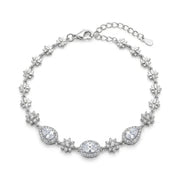 925 Silver Bracelet with Sparkling Stones in a Luxurious Design