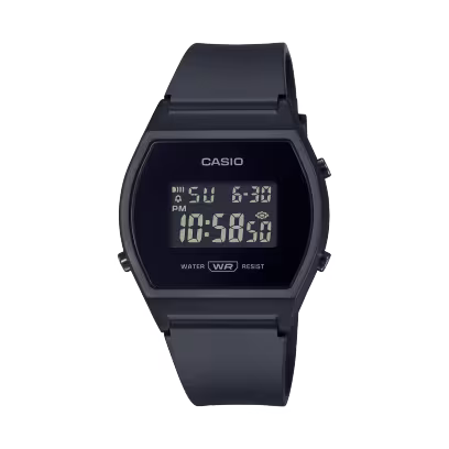 Casio Unisex Digital Watch - Black Resin Case and Resin Band