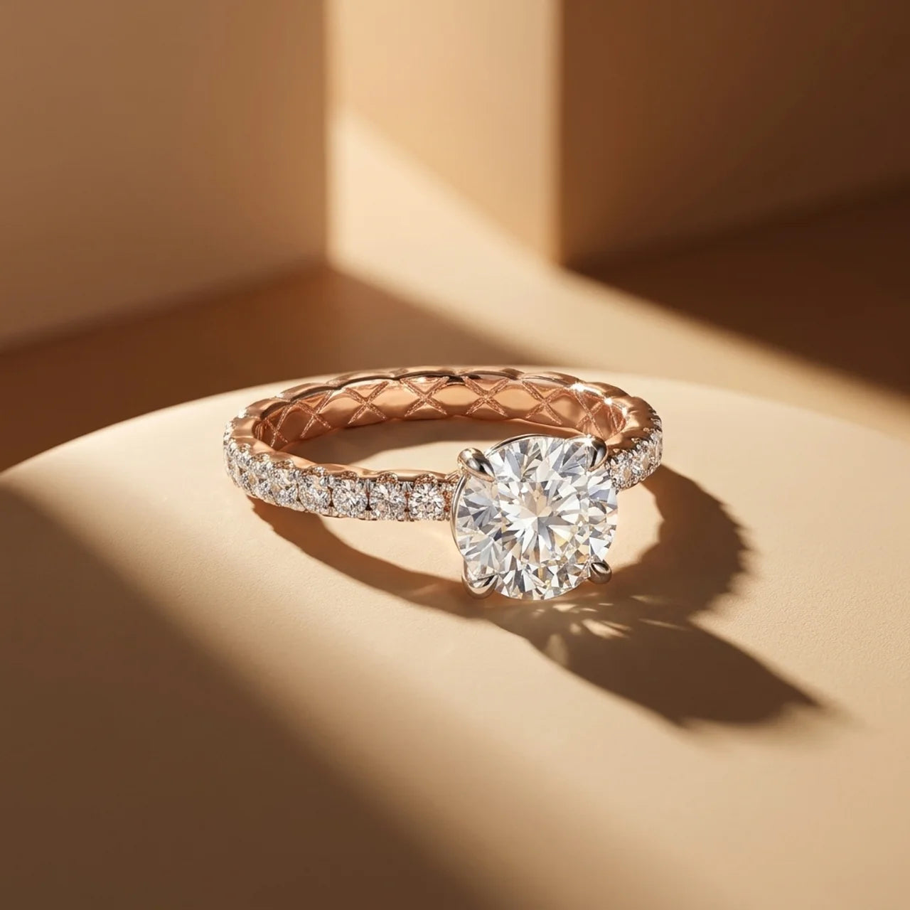 925 Silver Simple Design Ring with Sparkling Round Stones