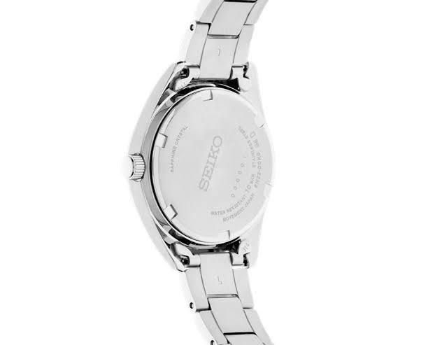 Seiko Olive Dial Stainless Steel Women's Watch