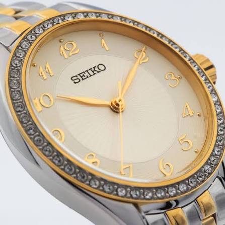 Seiko Champagne Dial Two-Tone Women's Watch