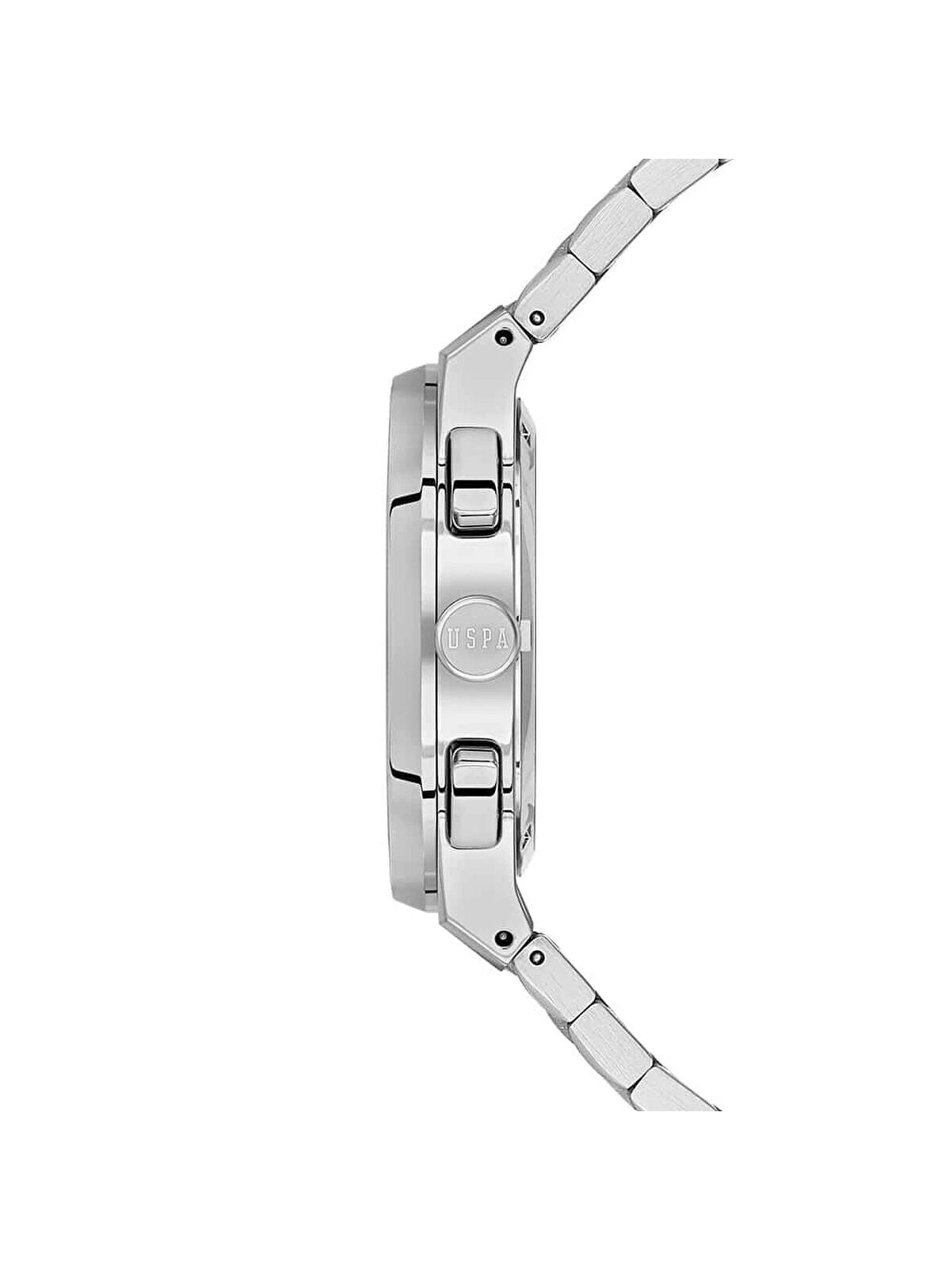 U.S. Polo Assn Women's Analog Watch – Light Silver Dial & Silver Stainless Steel Bracelet