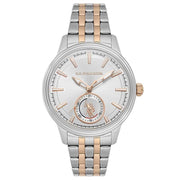 U.S. Polo Metallic Gray Dial Two-Tone Bracelet Men's Watch