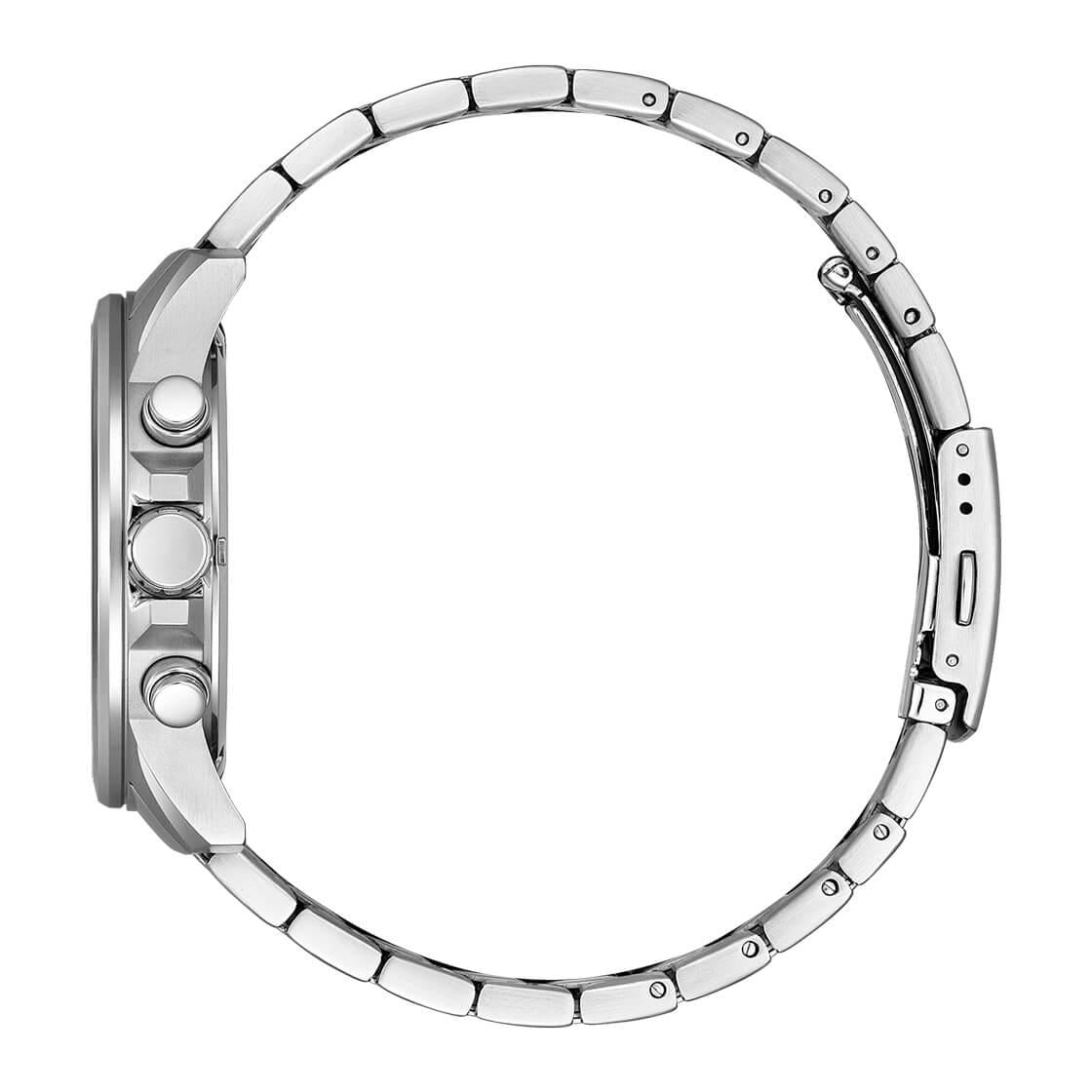 Citizen Quartz Men's Watch with Stainless Steel Bracelet and Blue Dial – AN3690-56L