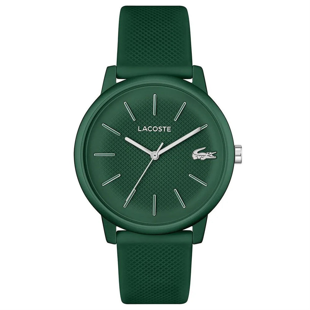 Lacoste Green Rubber Green Dial Men's Watch - 2011238