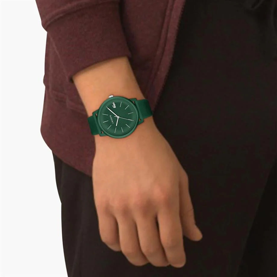 Lacoste Green Rubber Green Dial Men's Watch - 2011238