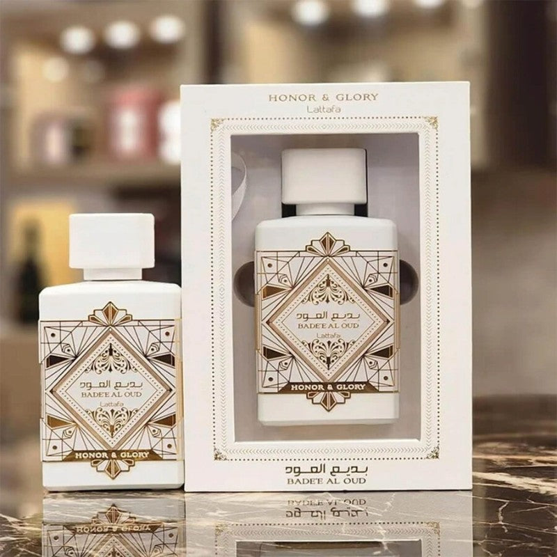 عطر بديع العود اونر اند جلوري من لطافة للجنسين , او دو بارفان - 100مل