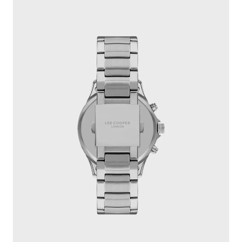 ساعة يد لي كوبر متعددة الوظائف بسوار ستانلس ستيل للرجال