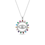 LNC039 - 925 sterling silver stars necklace