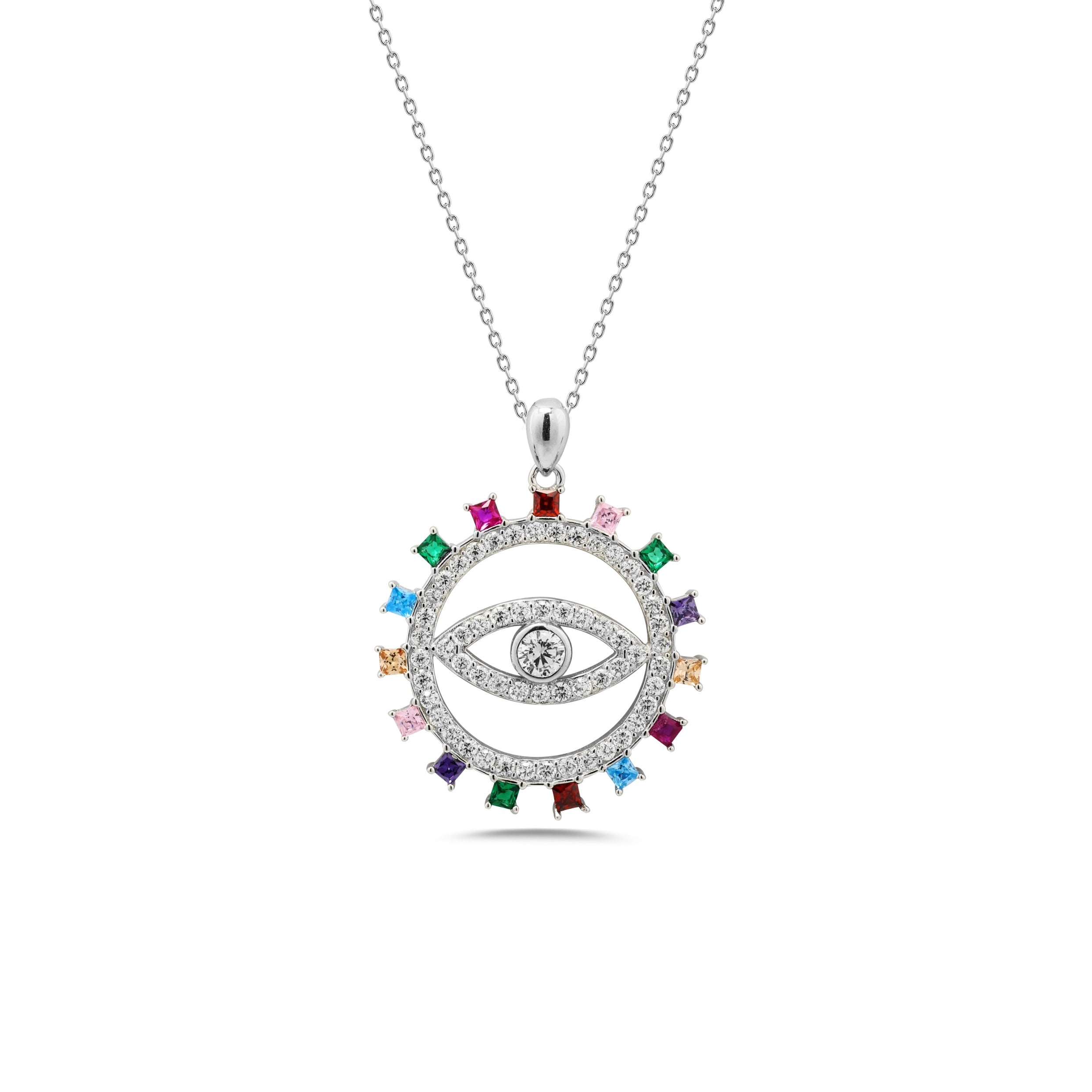 LNC039 - 925 sterling silver stars necklace