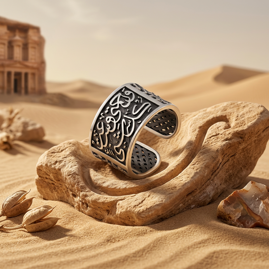 Ring “And My Mercy Encompasses All Things” 925 Silver 